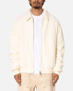 MNML Crochet Bomber Jacket Cream