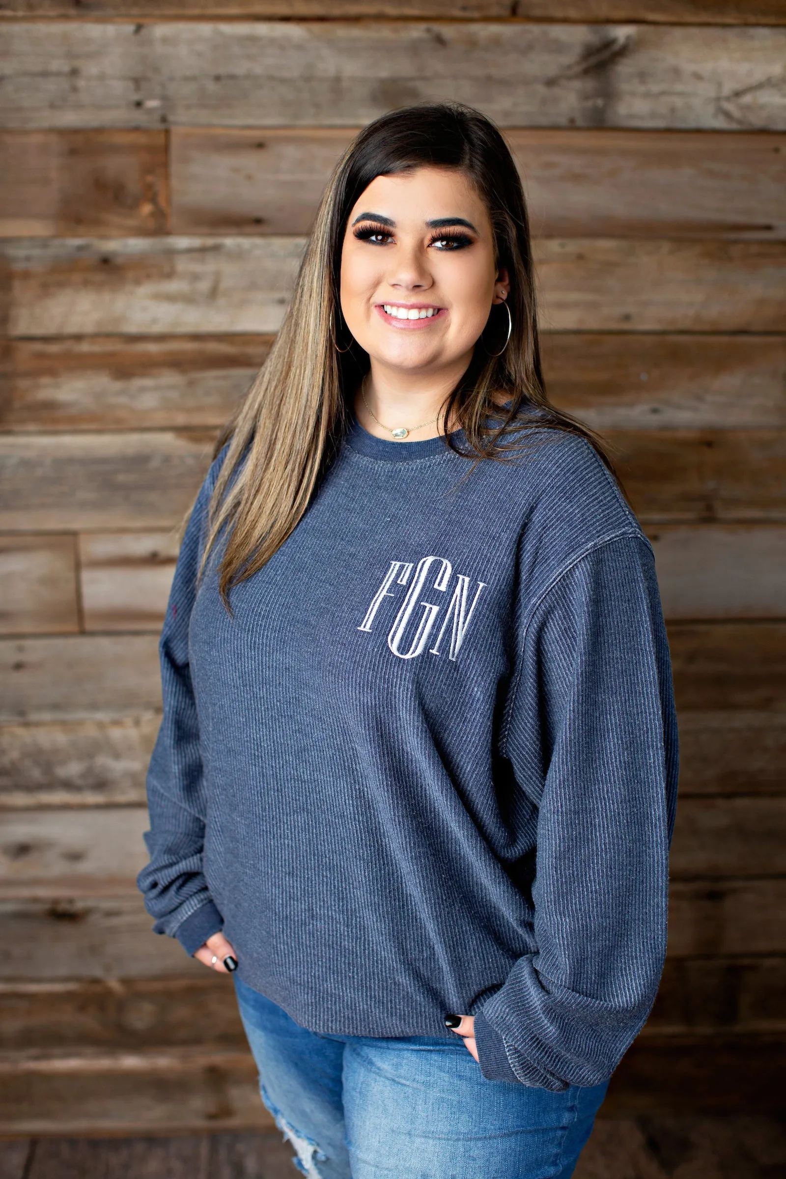 Monogrammed Lightweight Corduroy Sweater Pullover - 2020