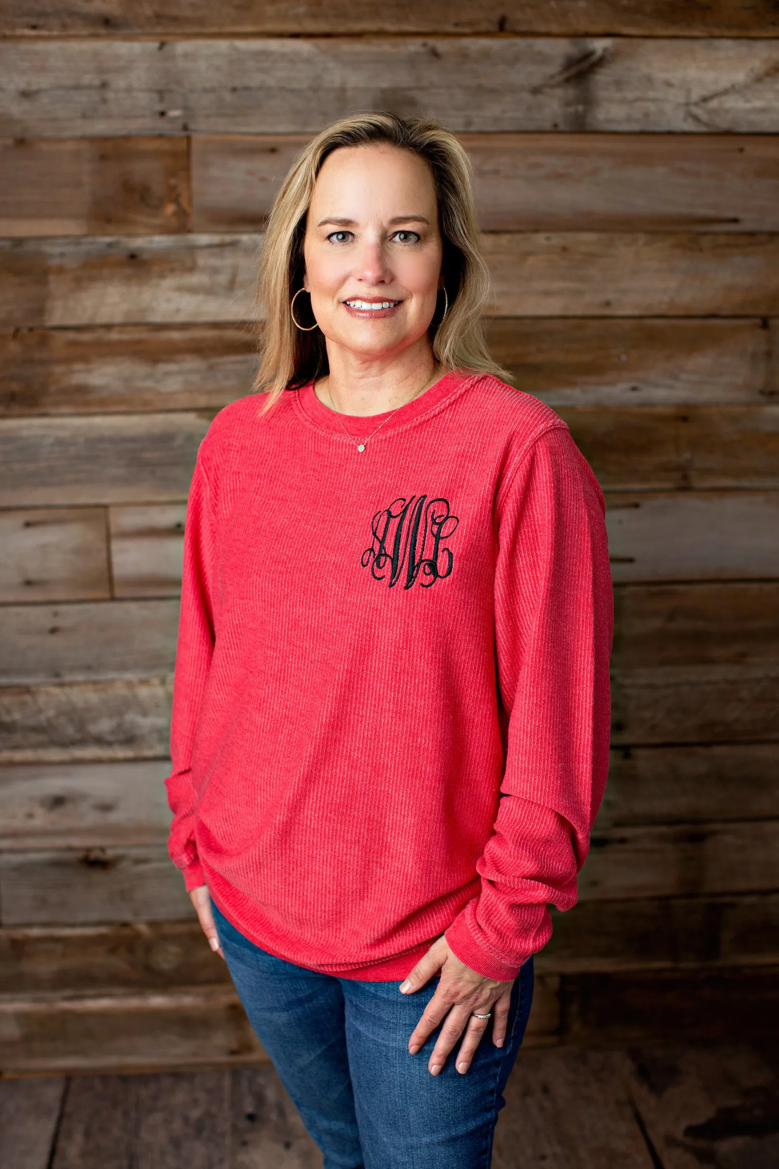 Monogrammed Lightweight Corduroy Sweater Pullover - 2020