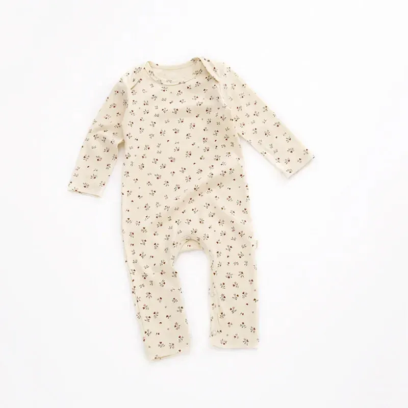 Newborn baby Girls Long Sleeve Cotton Romper