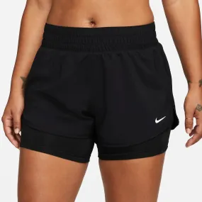 Nike One Womens Dri-FIT Mid-Rise 3inch 2-in-1 Shorts