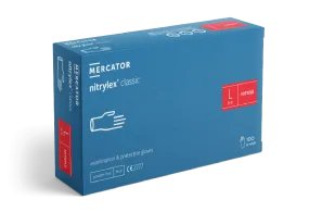 Nitrylex Blue Nitrile Gloves Powder Free Box X100