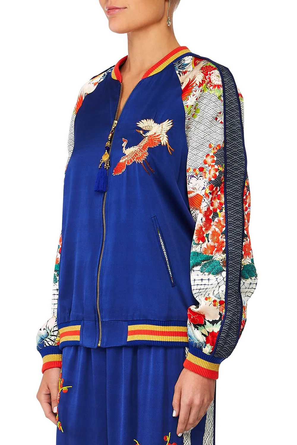 OVERSIZED BOMBER GEISHA GIRL