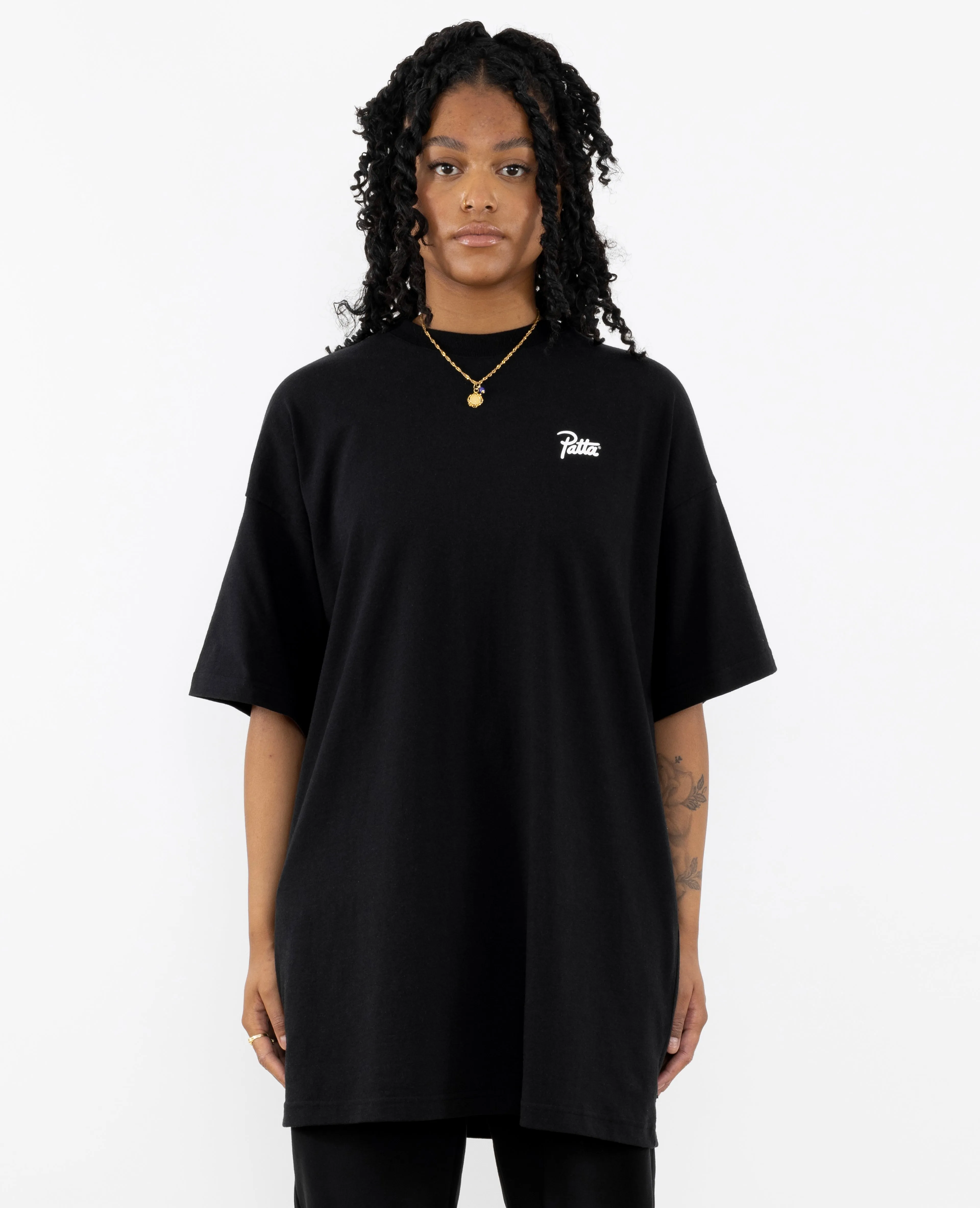 Patta Femme Basic Dress T-Shirt (Black)