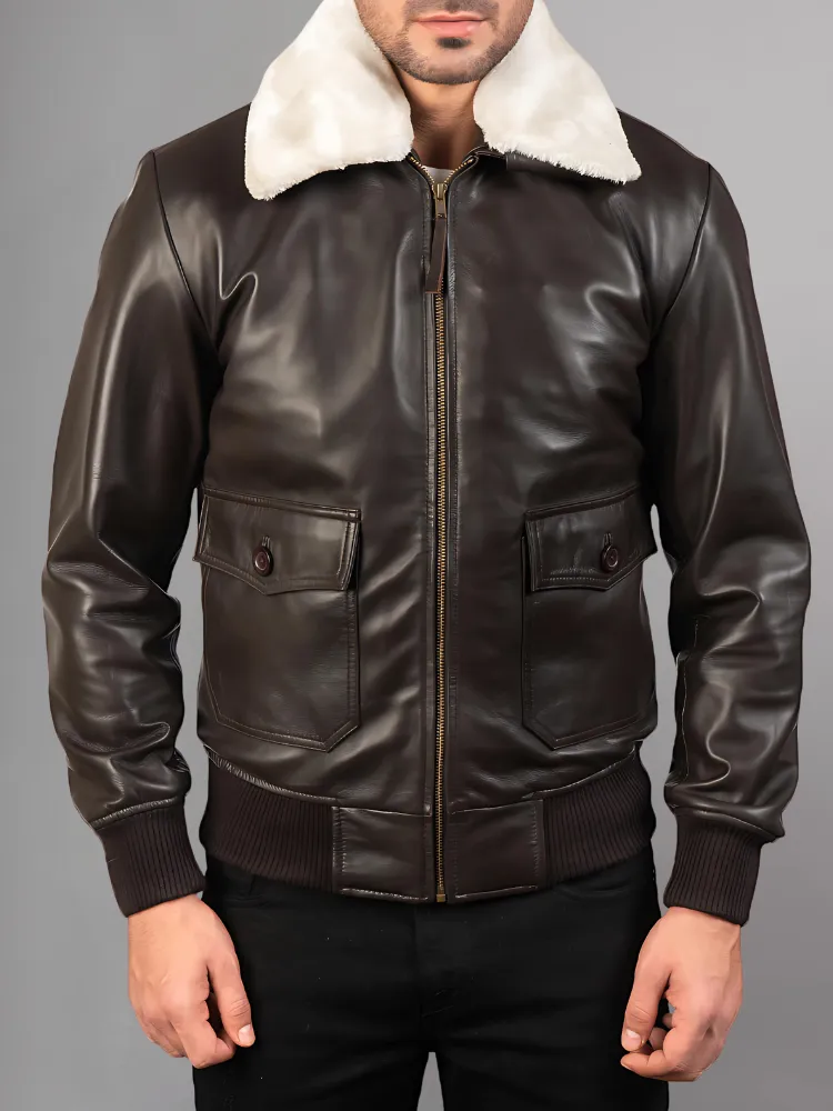 PHARRELL WILLIAMS BOMBER LEATHER JACKET