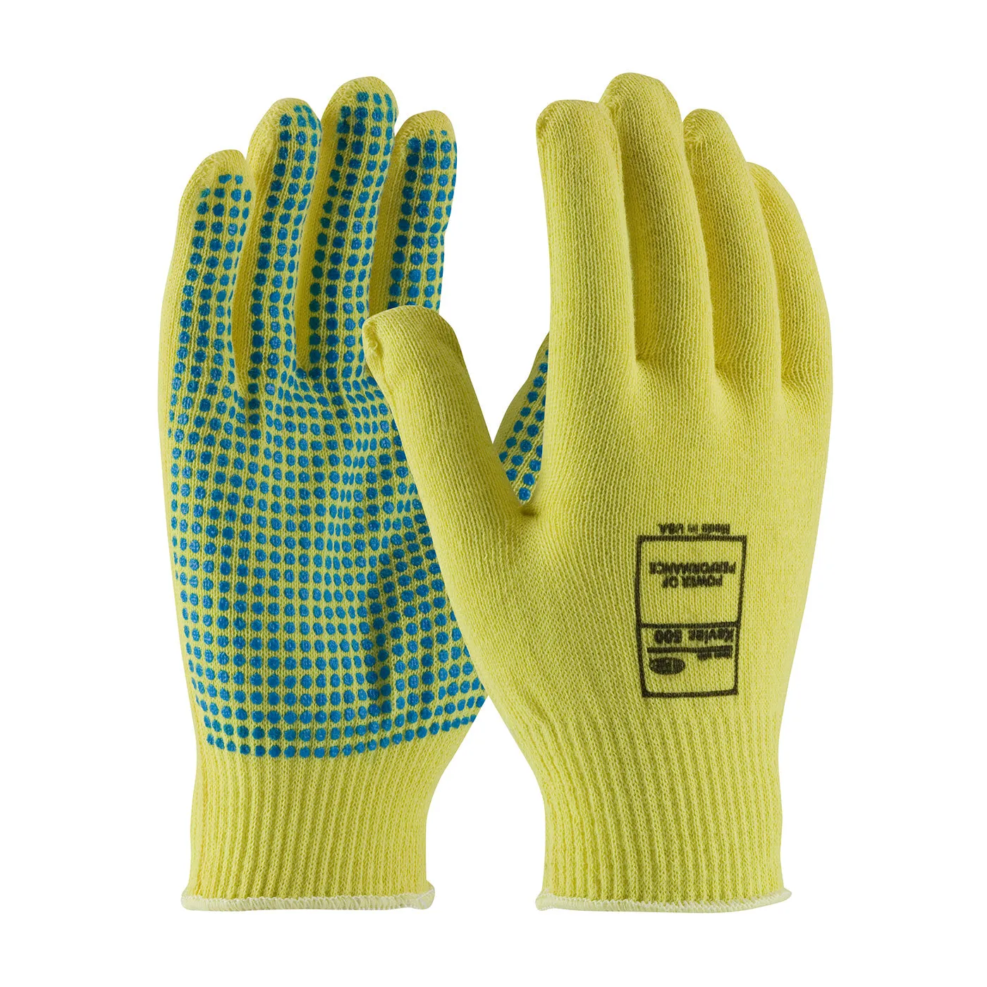 PIP 08-K200PD Kut Gard Seamless Knit Kevlar with PVC Dot Grip Safety Glove(One Dozen)