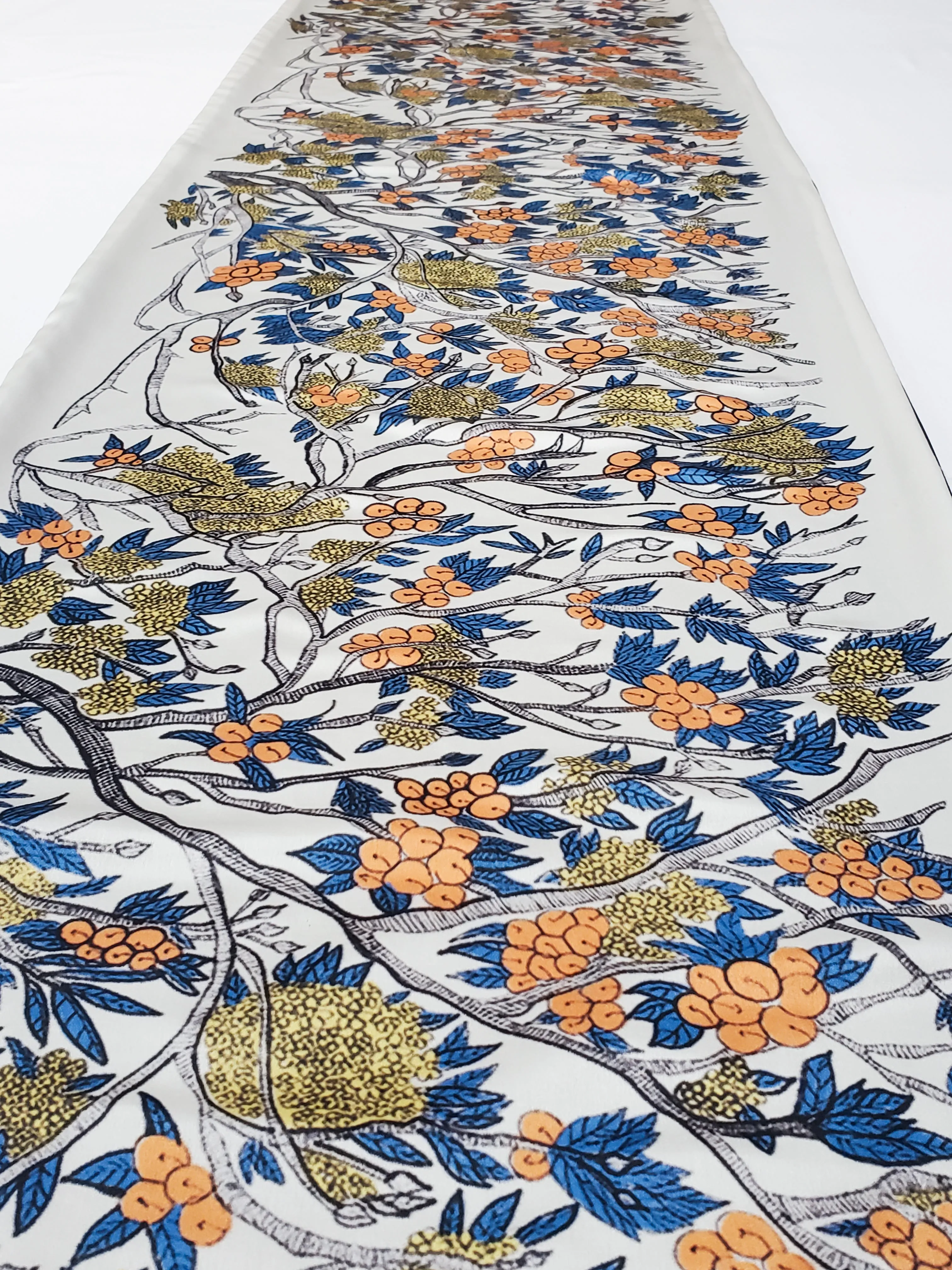 Prunus Armeniaca Silk Scarf