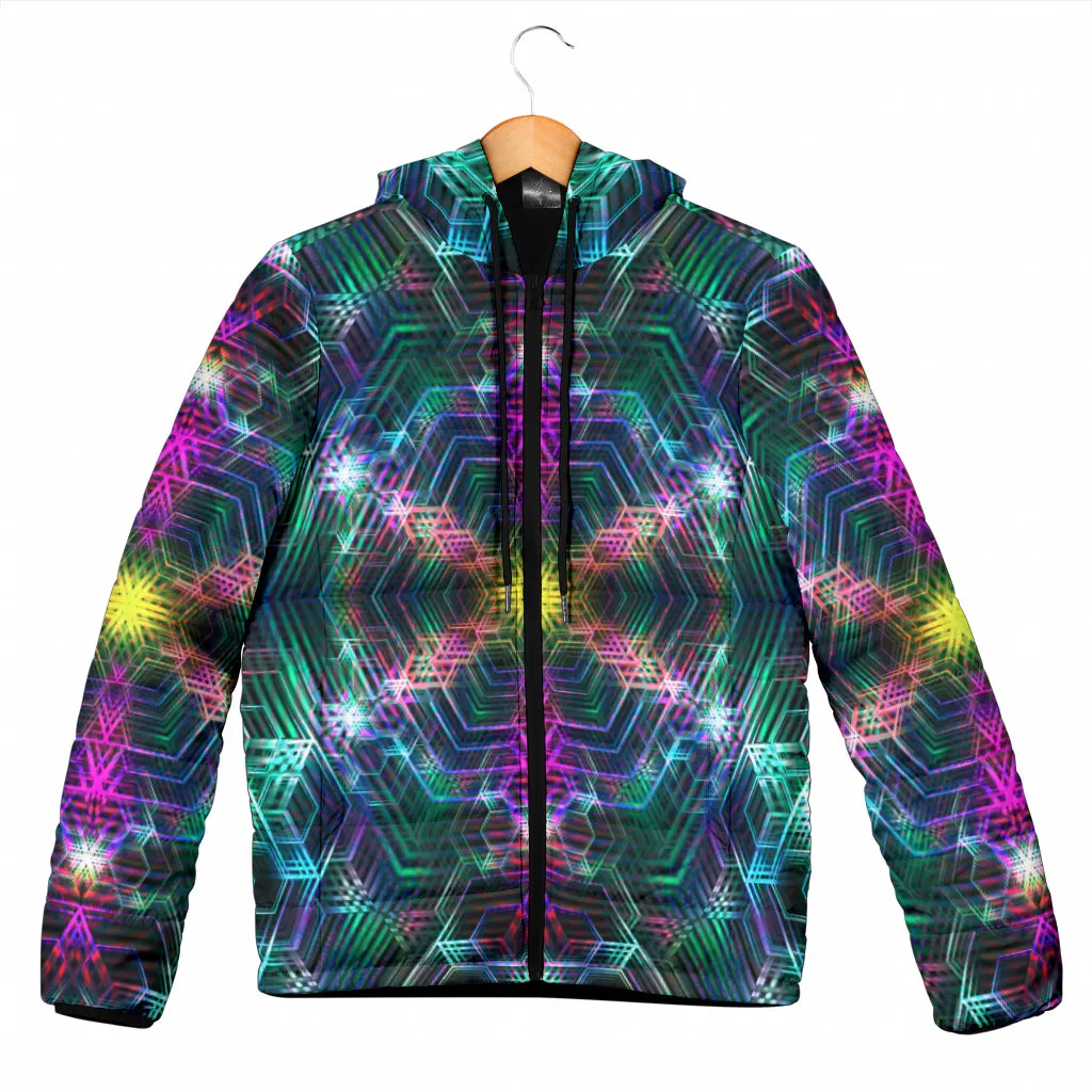 PSYCHEDELIA TUNDRA 4RT DIMENSION | WOMENS WINTER HOODIE JACKET | YANTRART