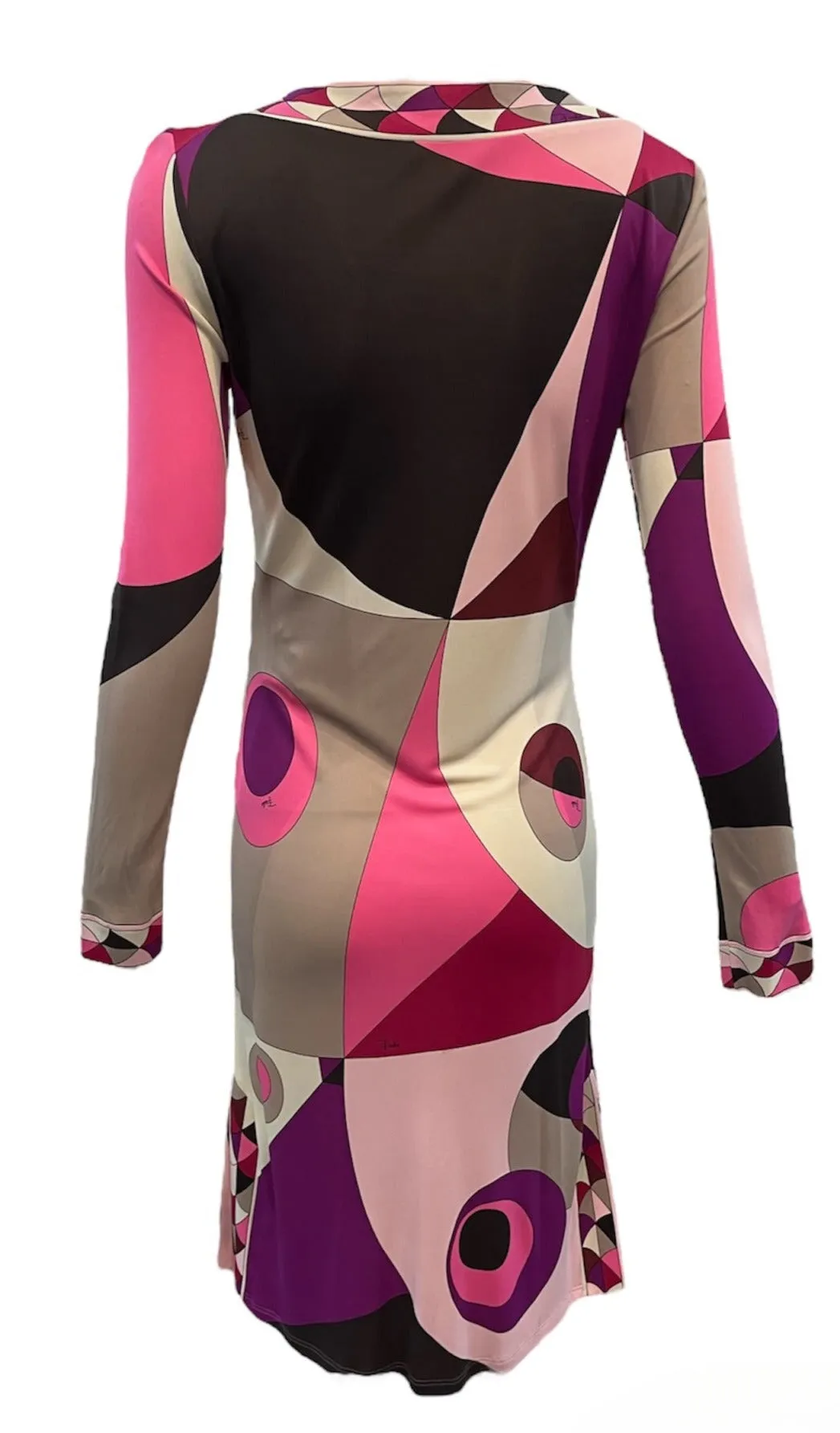 Pucci Contemporary Redux Pink & Purple Jersey Dress