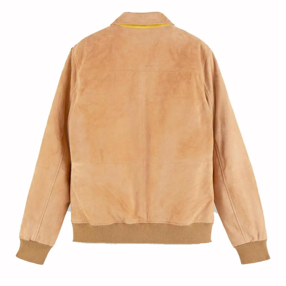 Pure Suede Bomber Jacket