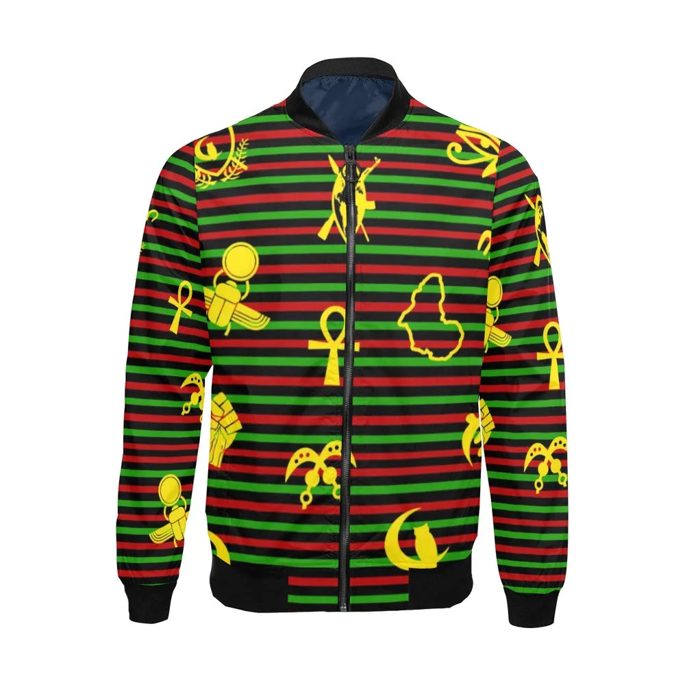 RBG KEMET All Over Print Bomber Jacket for Men