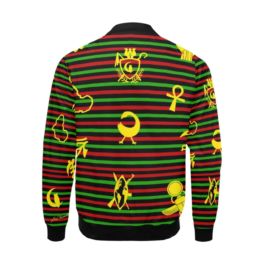 RBG KEMET All Over Print Bomber Jacket for Men