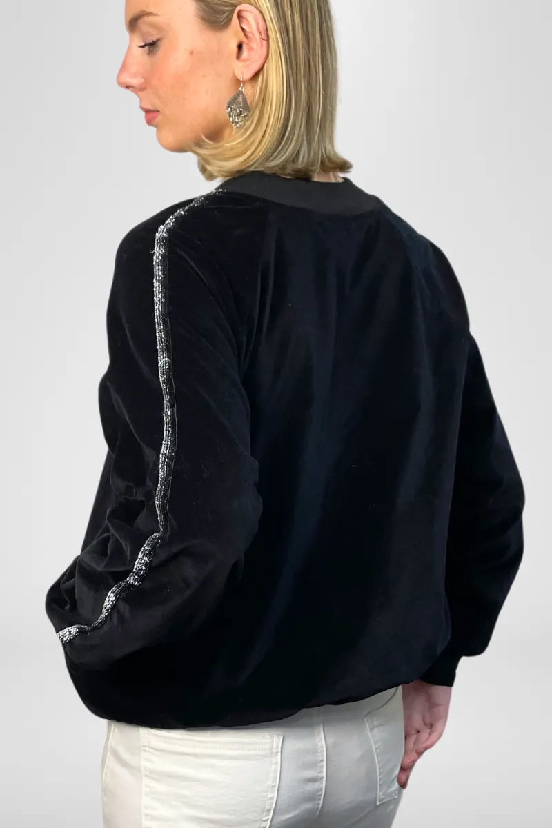 Reversible Velvet Bomber Jacket By Pixi Carnival