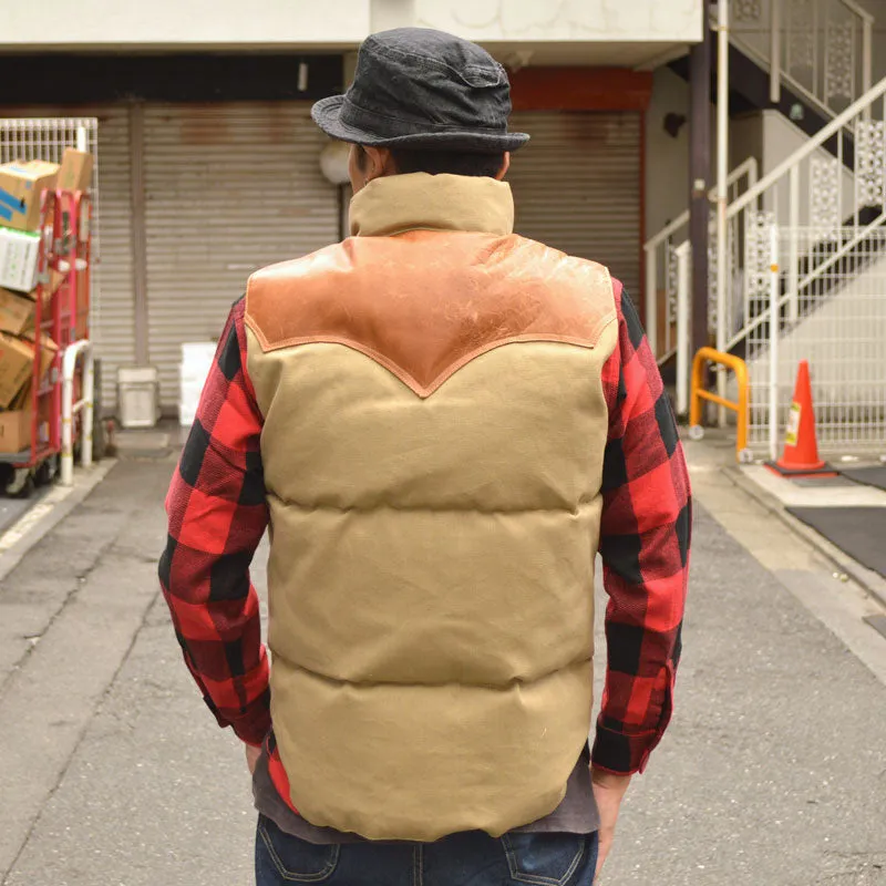 ROCKY MOUNTAIN × WAREHOUSE "2223" CANVAS DOWN VEST