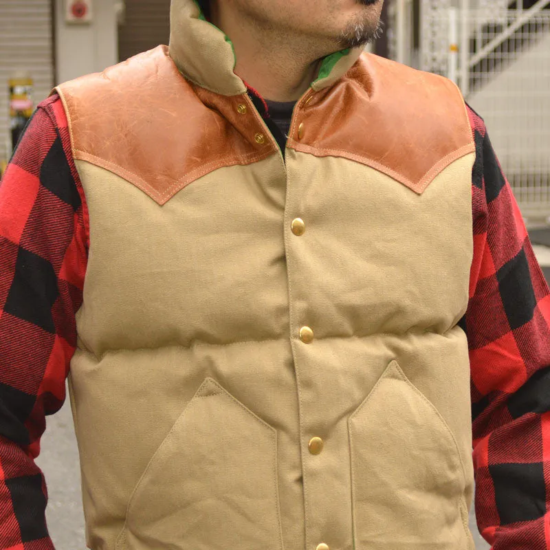 ROCKY MOUNTAIN × WAREHOUSE "2223" CANVAS DOWN VEST