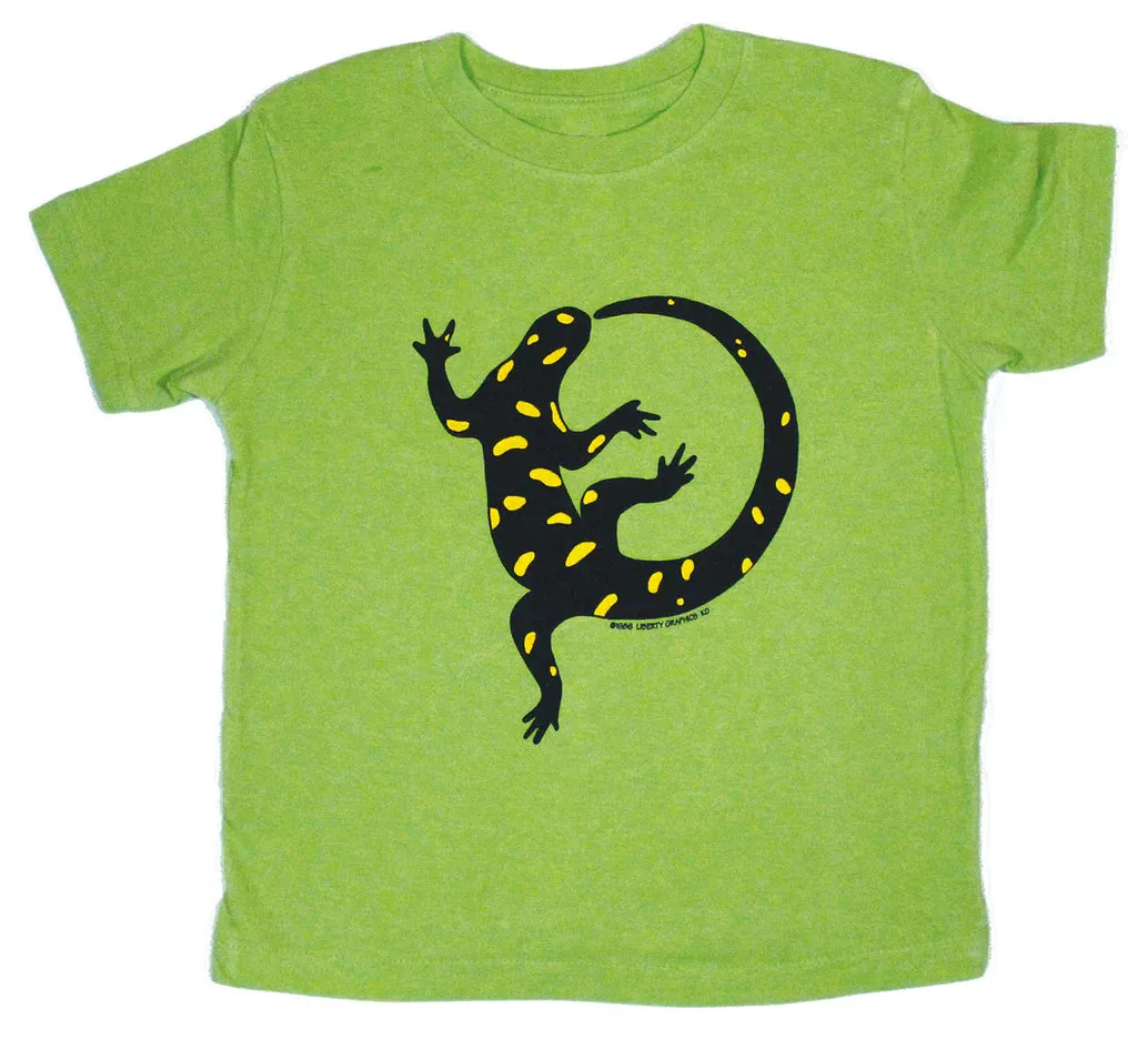 Salamander Toddler  T-Shirt - Lime