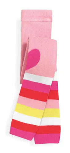 See Kai Run Hearts & Stripes Tights Pink