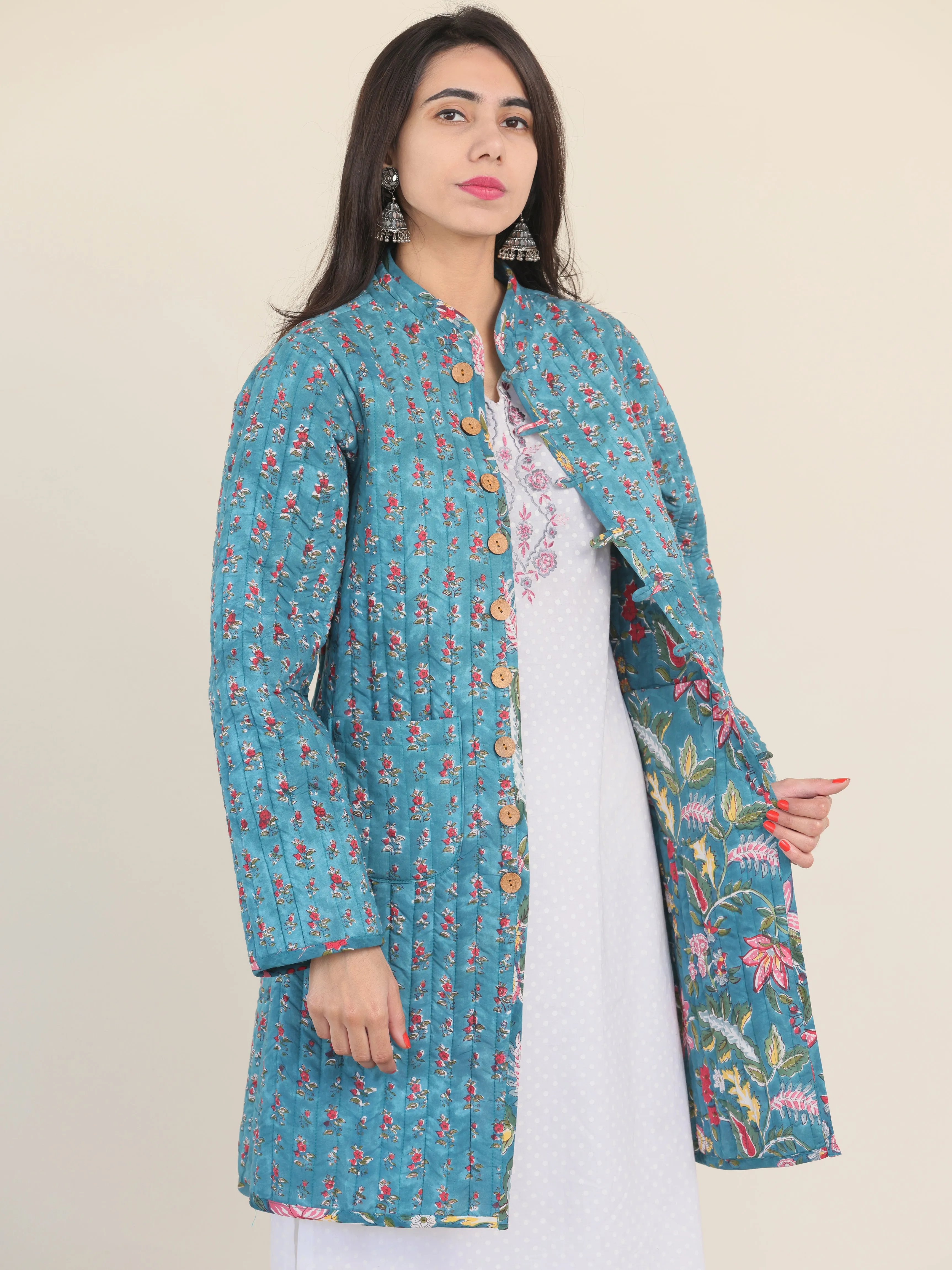 Shishir Manya Quilted Reversible Jacket