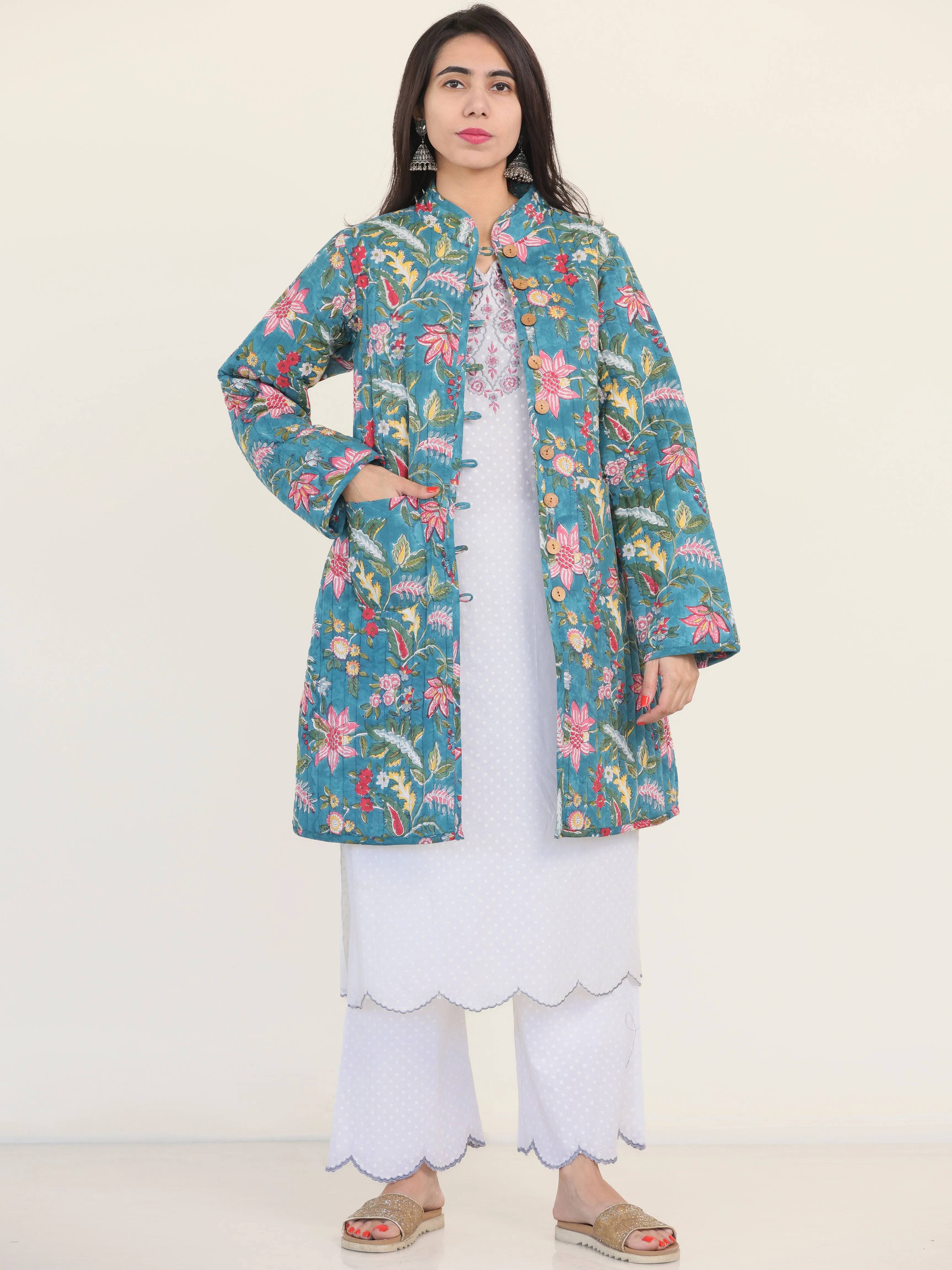 Shishir Manya Quilted Reversible Jacket