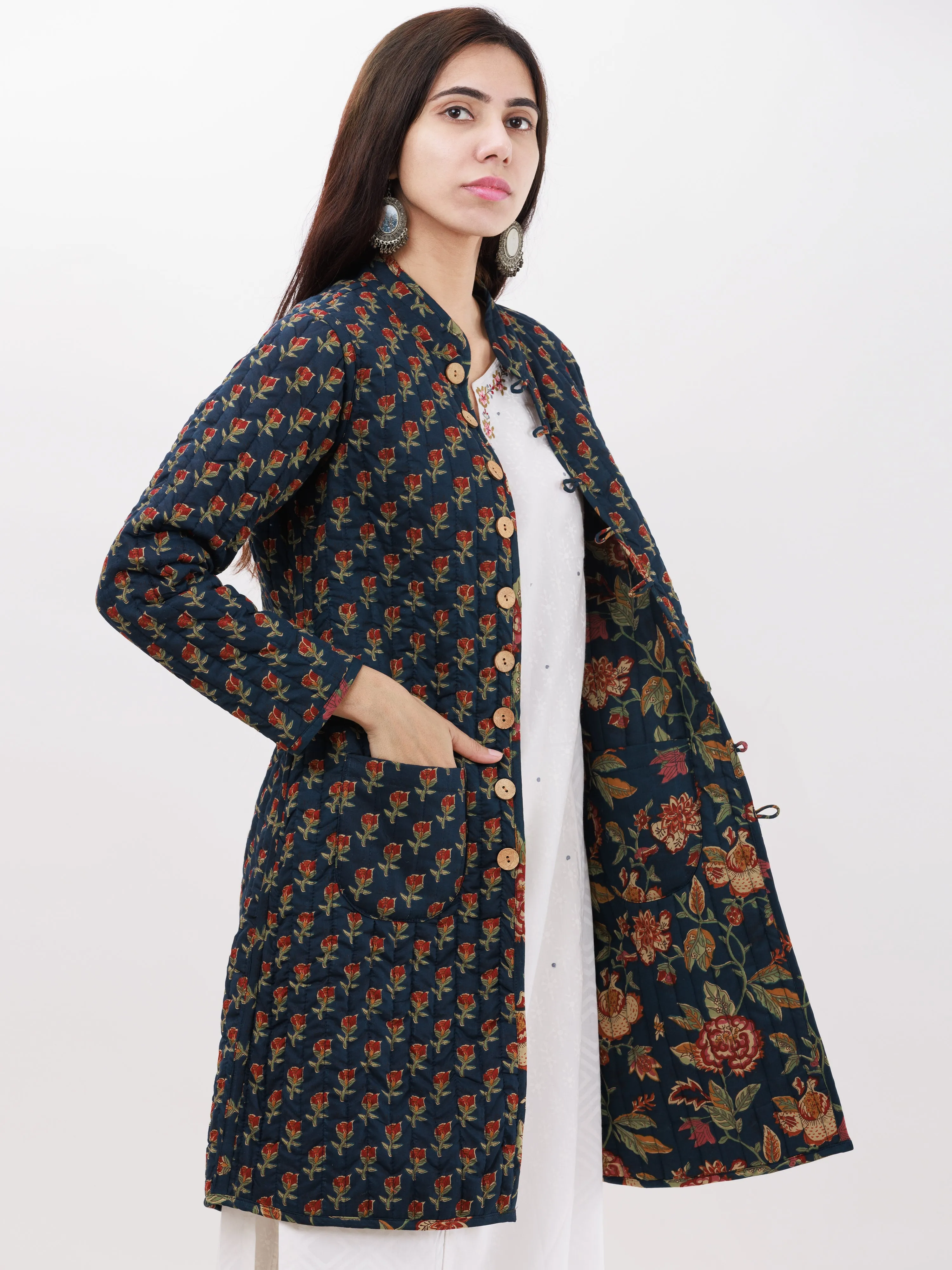 Shishir Sameera Quilted Reversible Jacket