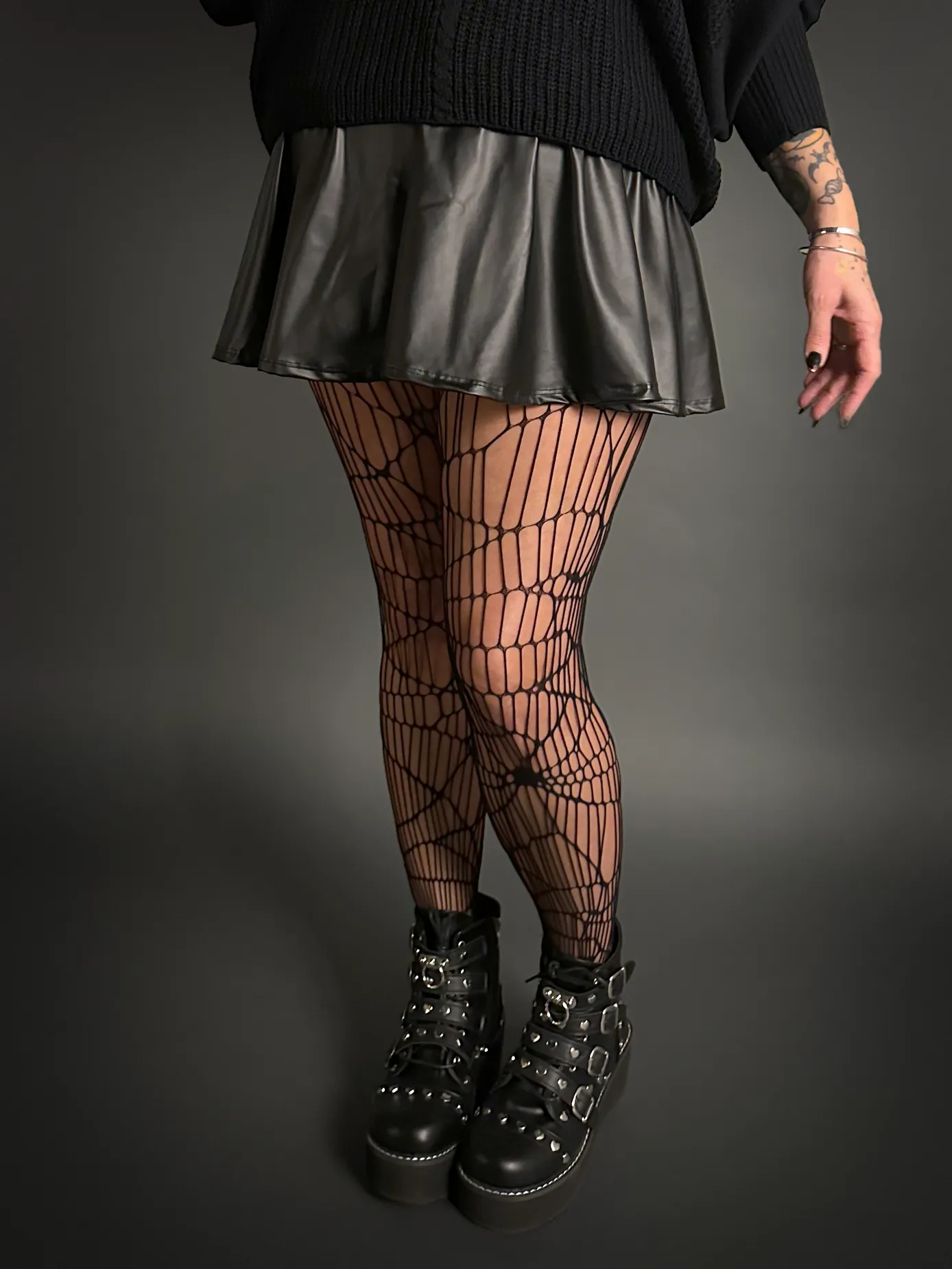 Spider Web High Quality Fishnet Tights by Pamela Mann Made in Italy