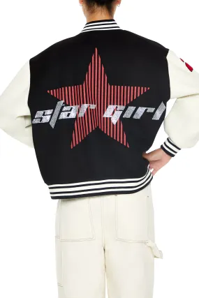 Star Girl Varsity Letterman Jacket