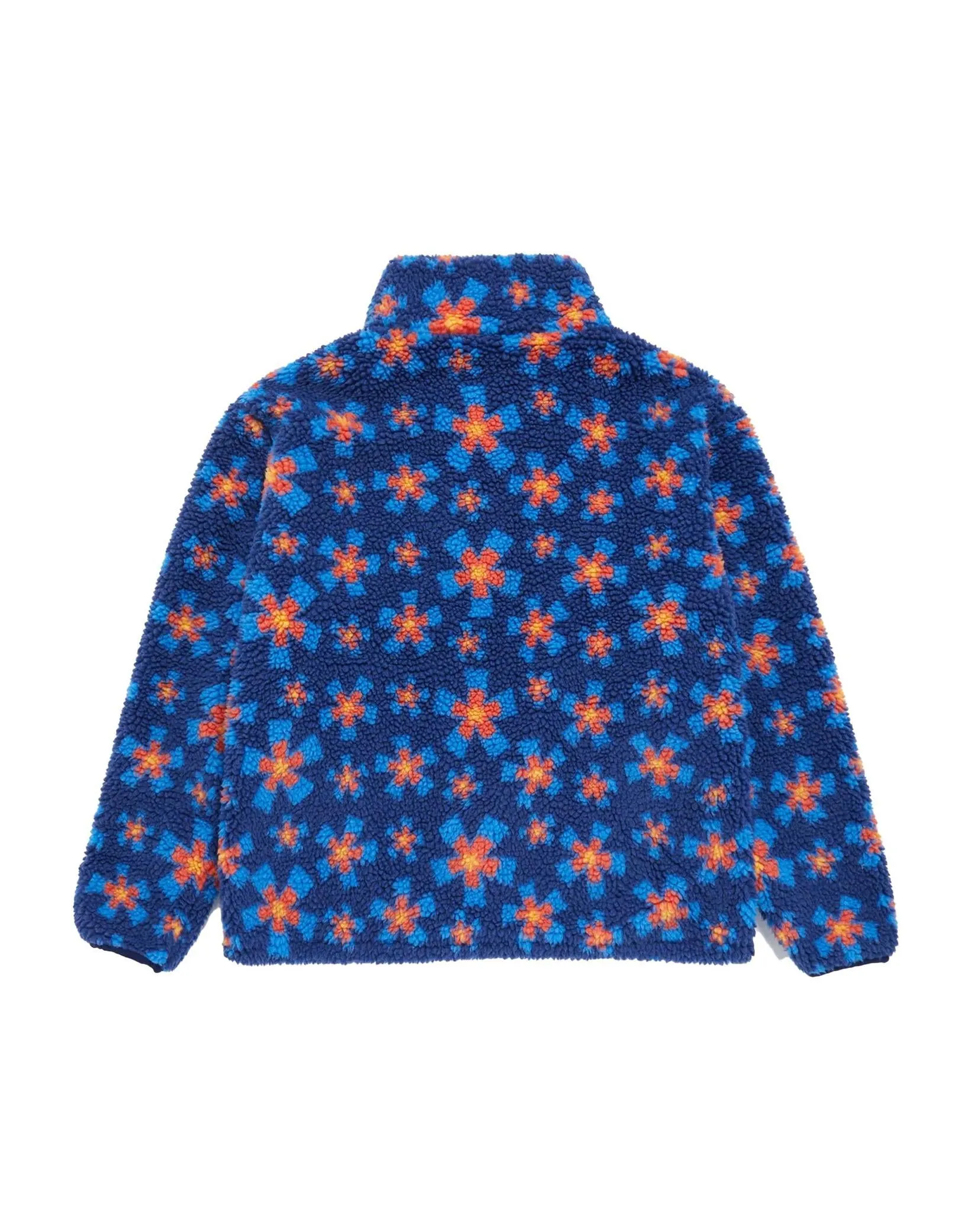 Supervsn Starburst Sherpa Print 1/4 Zip Shirt