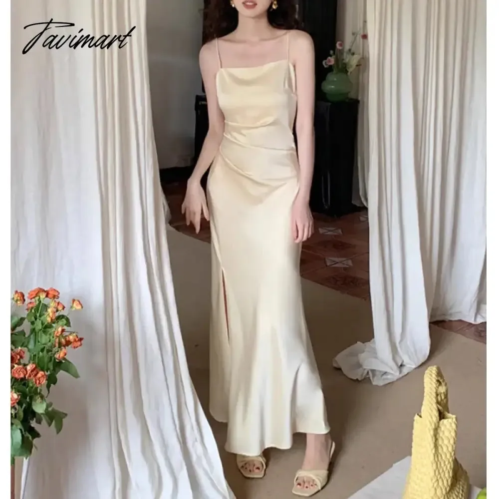 TAVIMART  -  Dresses Plus Size Women Clothing Luxury Birthday Dresses Prom Dress Women Bodycon  Vestido Luxo Long One Pieces Korean