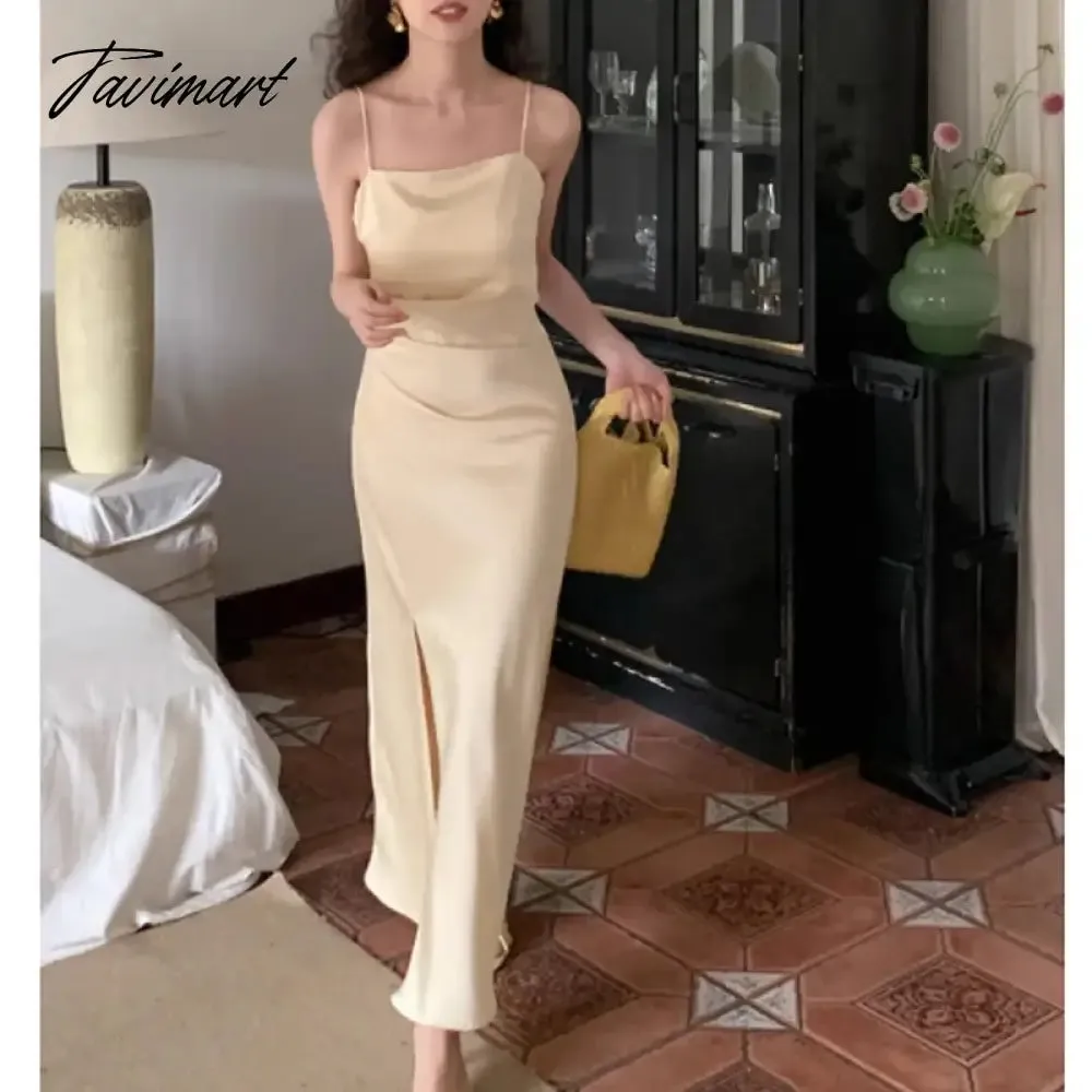 TAVIMART  -  Dresses Plus Size Women Clothing Luxury Birthday Dresses Prom Dress Women Bodycon  Vestido Luxo Long One Pieces Korean