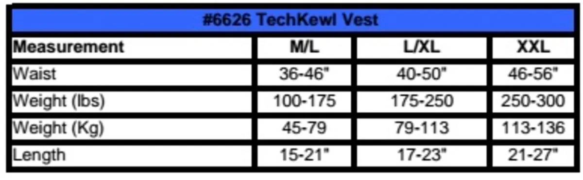 Techniche TechKewl ANSI Class II Compliant Hi-Viz Phase Change Cooling Vest