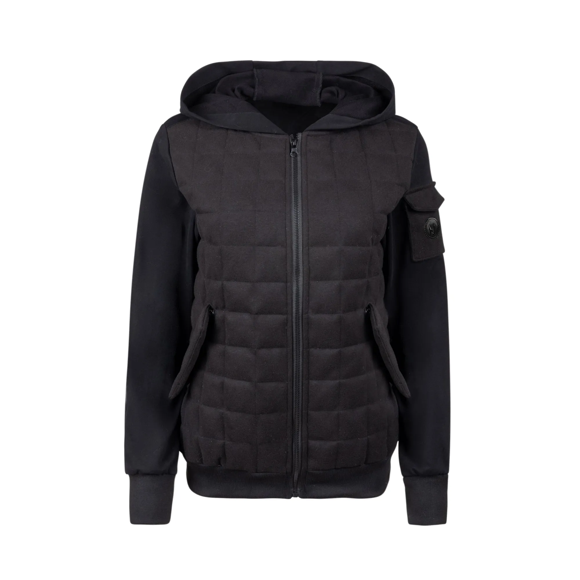 Teen Quilted Jacket - Black