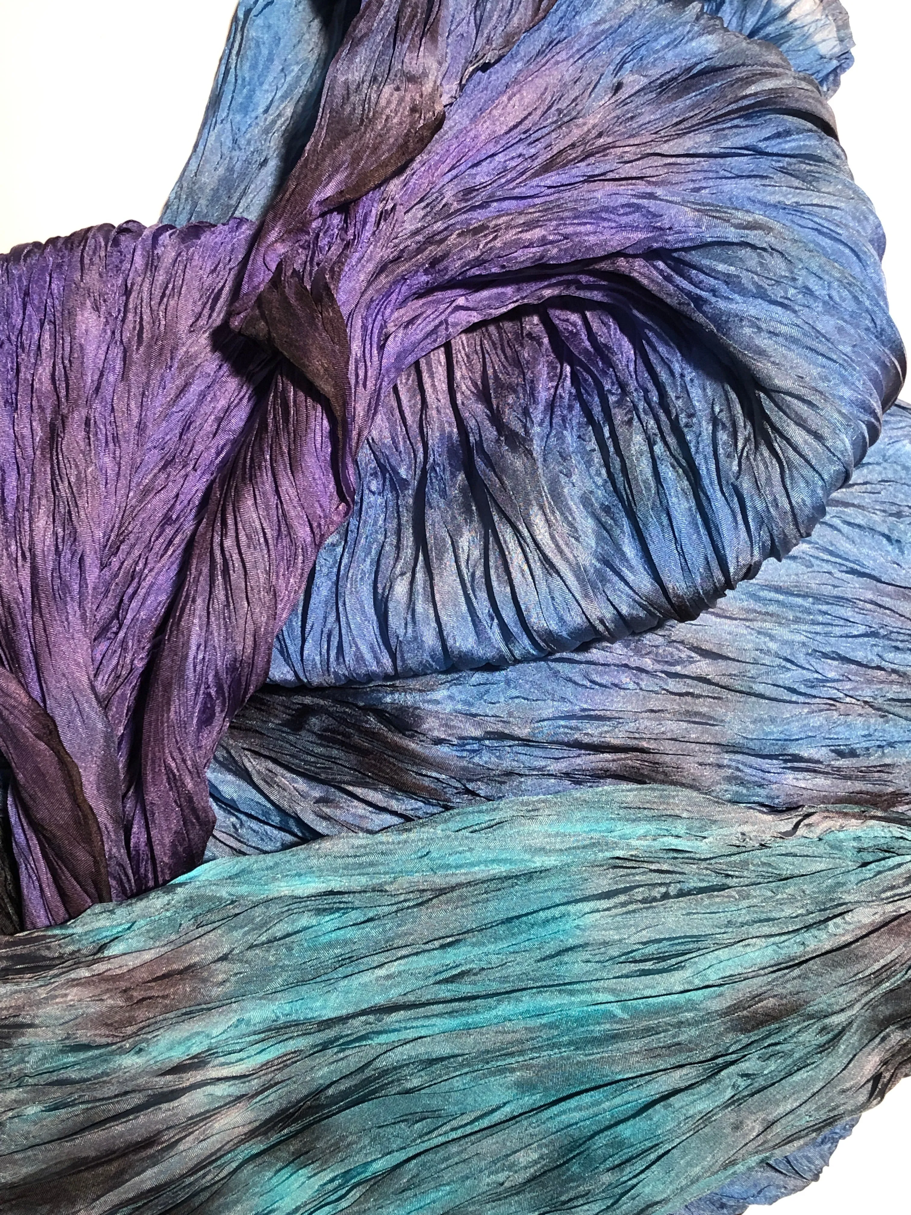 The “Activity Scarf” - hand-dyed silk scarf - $125