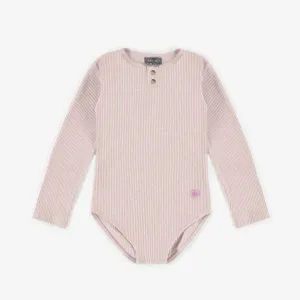 The Henley Bodysuit - Pink - KIDS