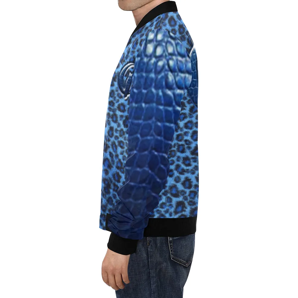 TIGER SKIN CROCO Bomber Jacket for Men