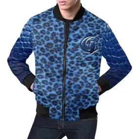 TIGER SKIN CROCO Bomber Jacket for Men