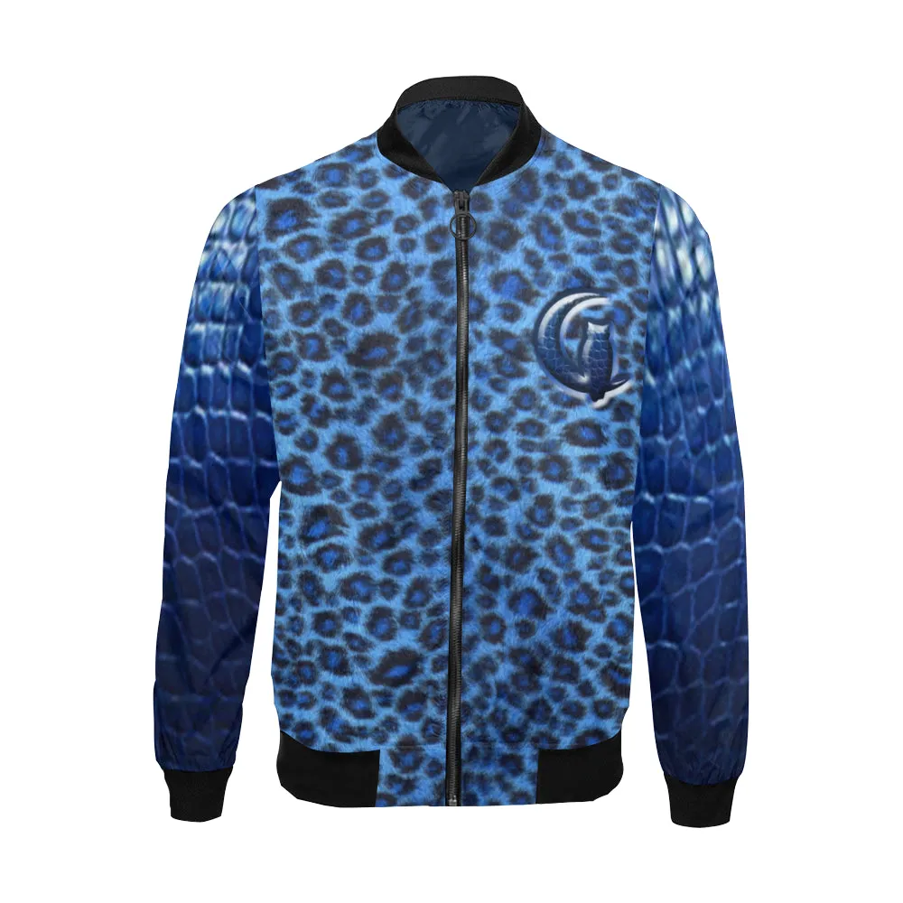 TIGER SKIN CROCO Bomber Jacket for Men