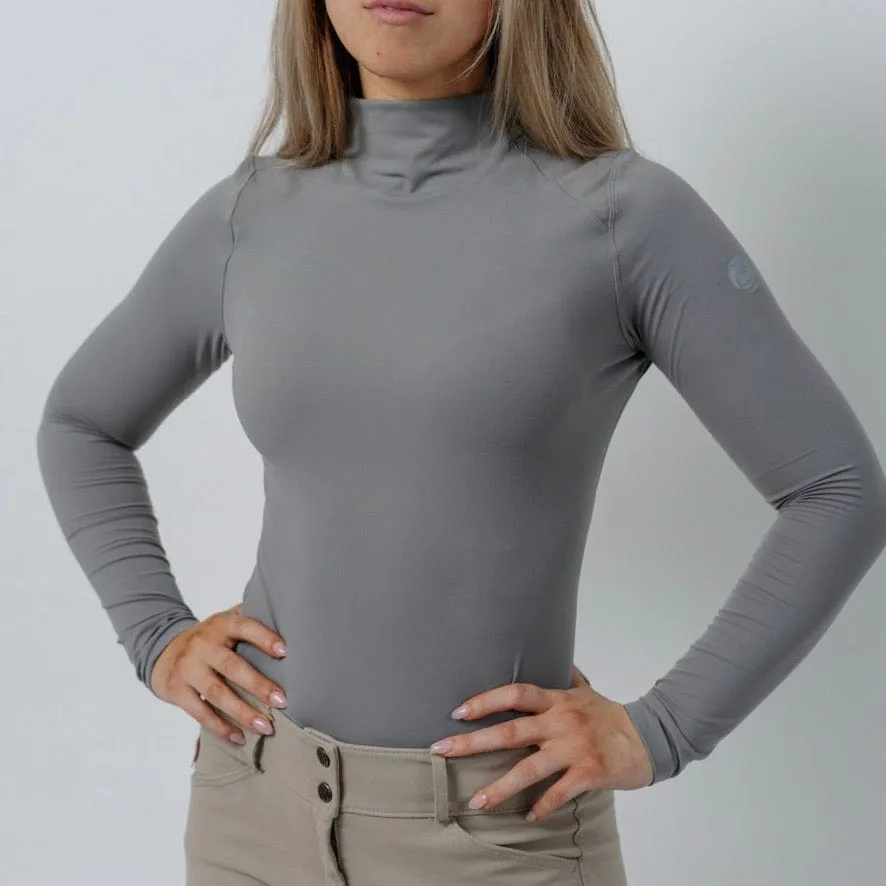 TKEQ- Chloe High Collar Tech Top