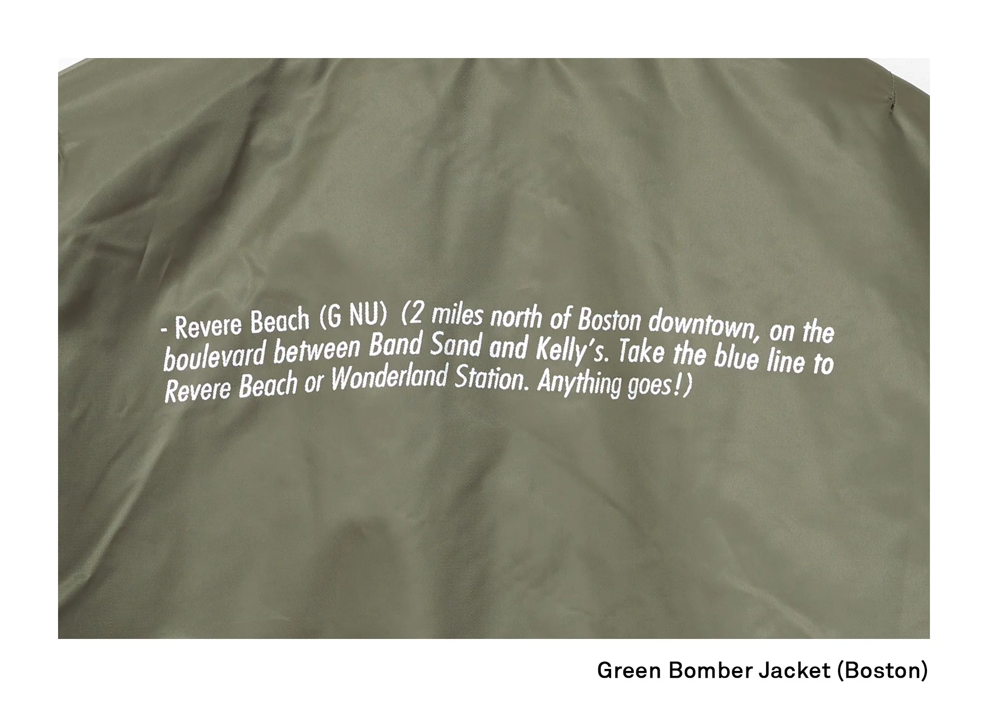 Tom Burr | Green Bomber Jacket (2019)