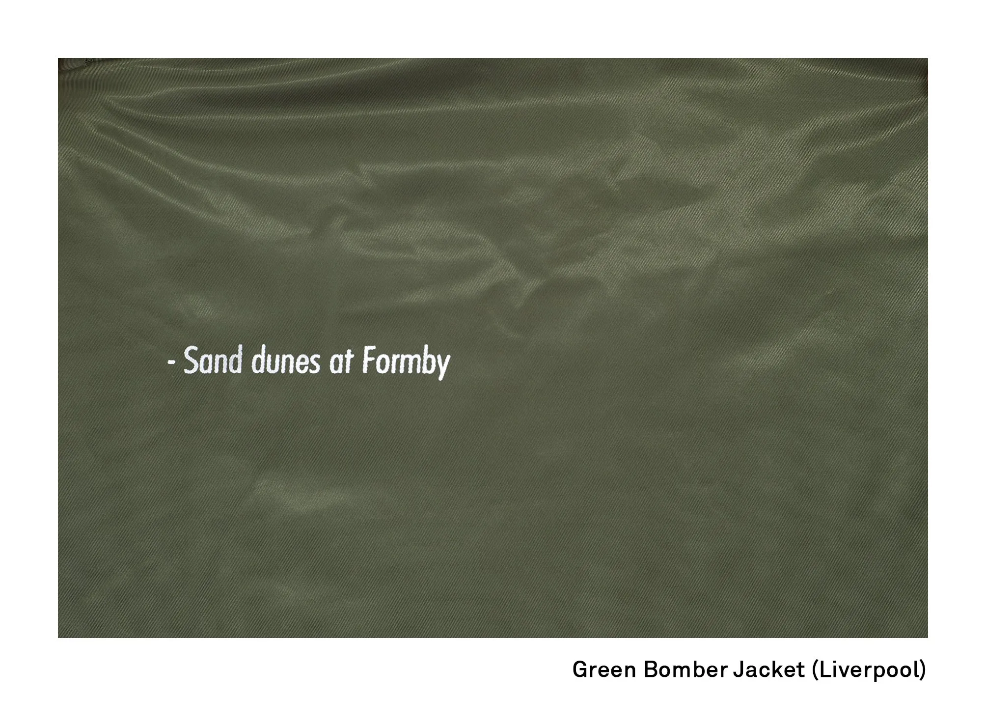 Tom Burr | Green Bomber Jacket (2019)