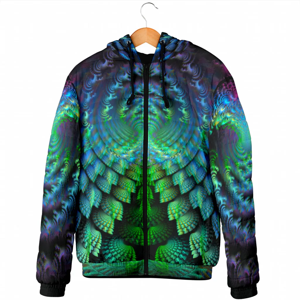 Tropical Wave | Mens Padded Hooded Jacket | POLARIS