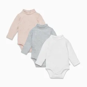 Turtleneck Bodysuit 3 Pack