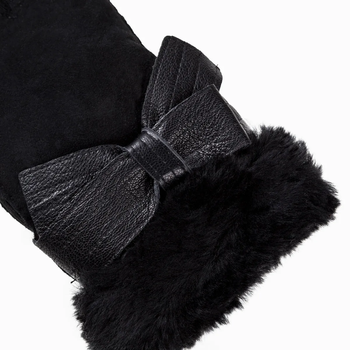 Ugg Sheepskin Ribbon Glove