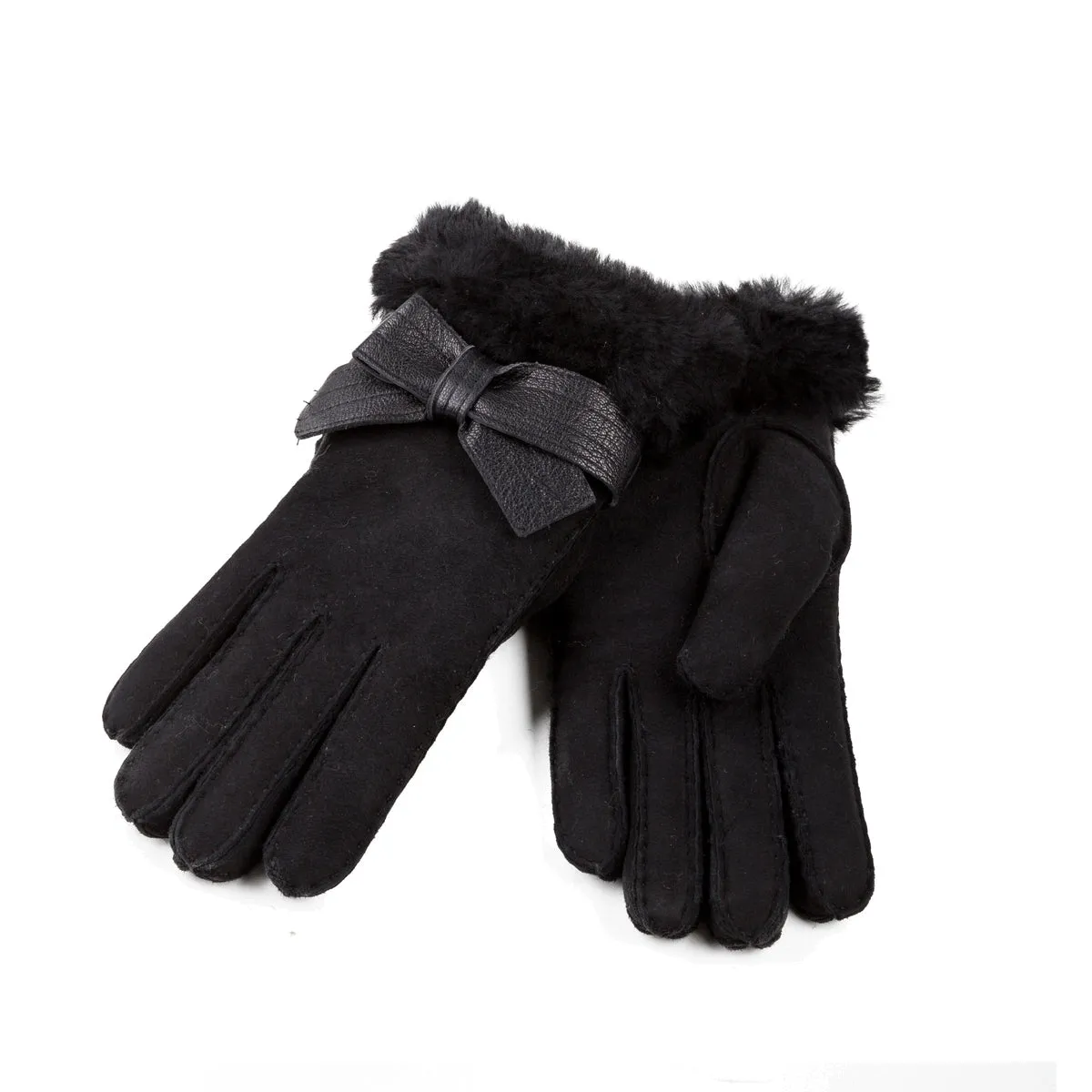 Ugg Sheepskin Ribbon Glove