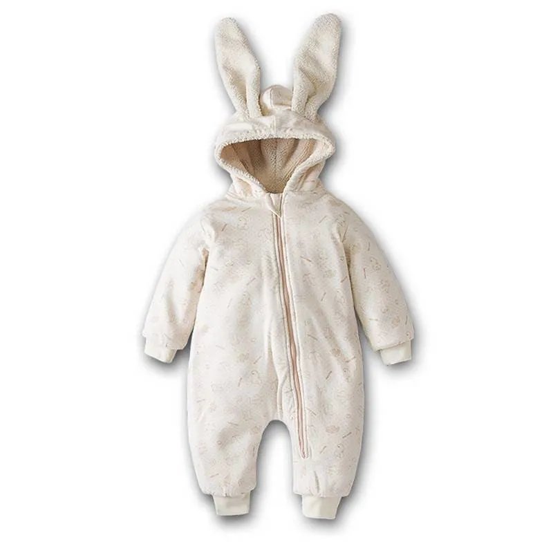 Unisex Rabbit Themed Winter Jumpsuit