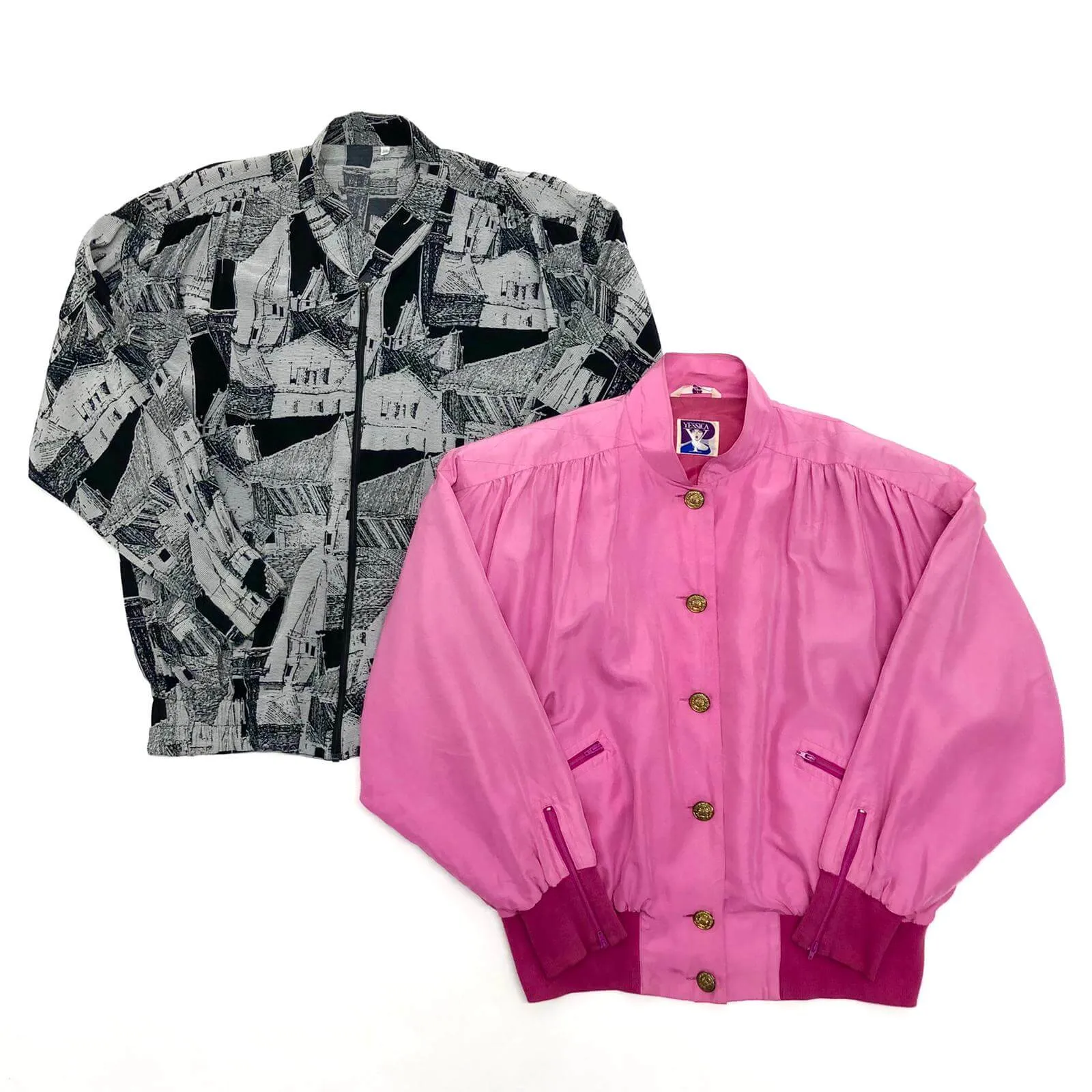 Vintage Ladies Printed Bombers Mix