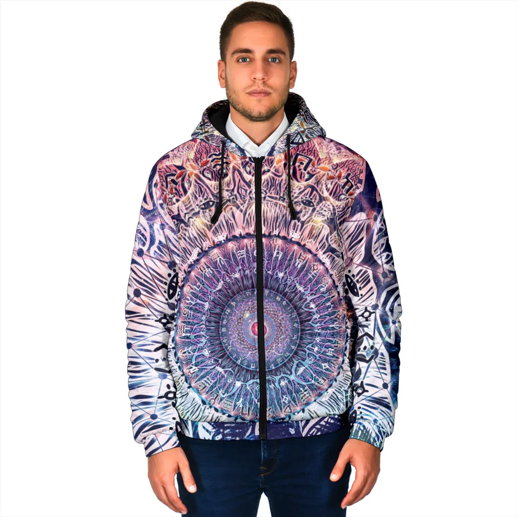 Waiting Bliss Mens Padded Hooded Jacket | Cameron Gray