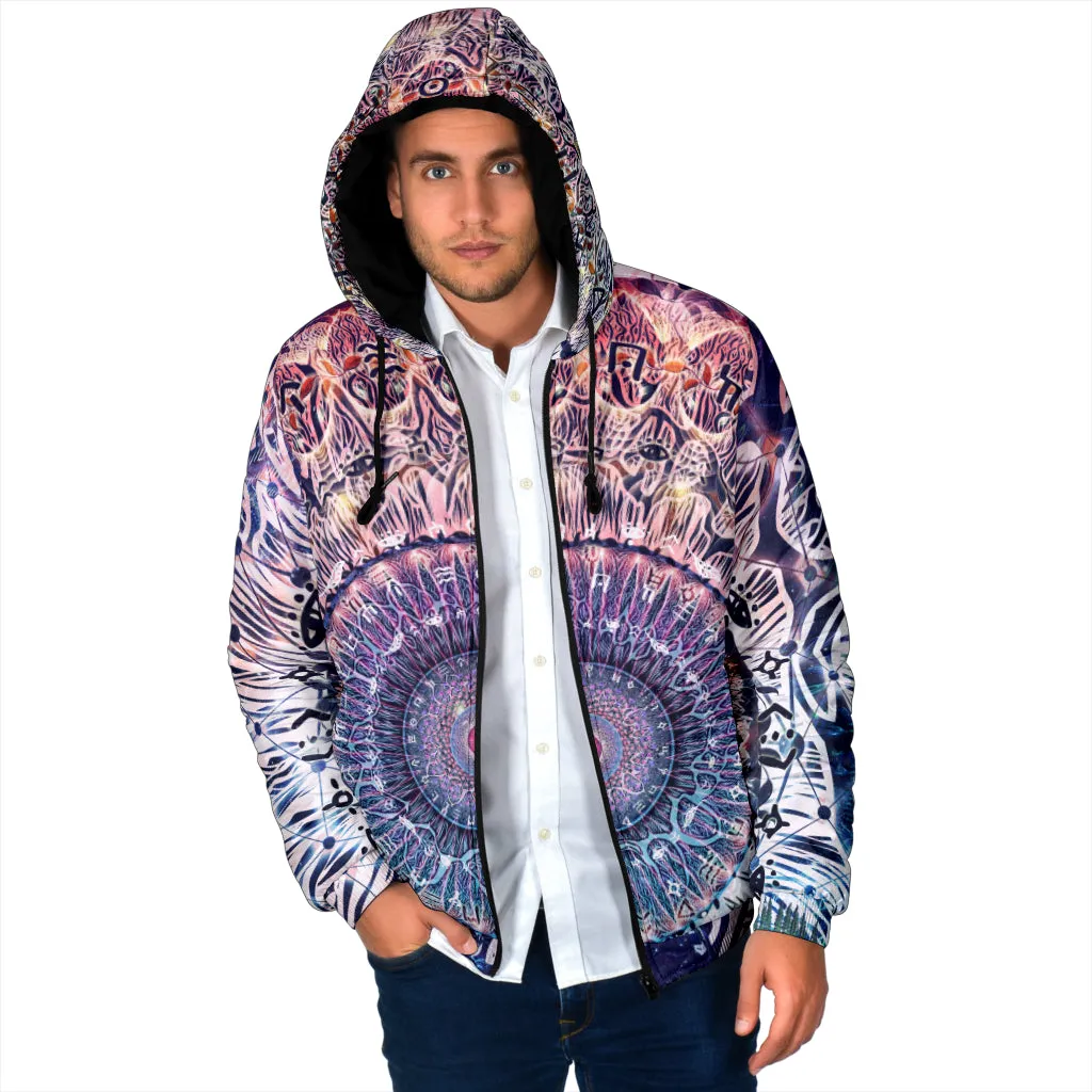 Waiting Bliss Mens Padded Hooded Jacket | Cameron Gray