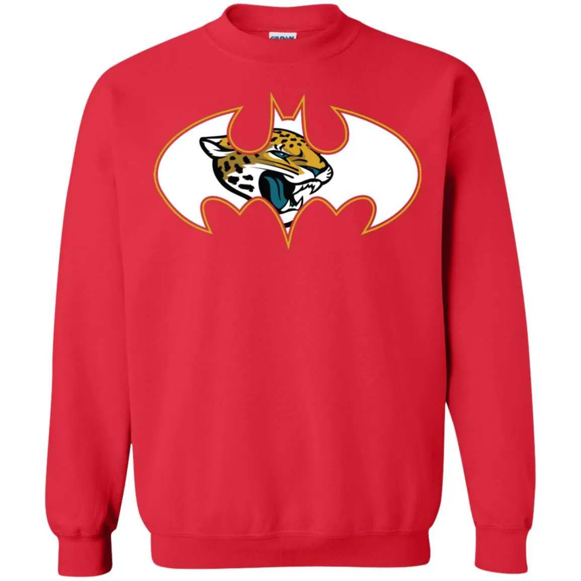 We Are The Jacksonville Jaguars Batman Nfl Mashup Crewneck Pullover Sweatshirt