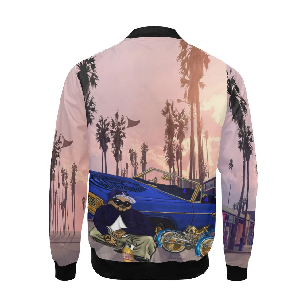 westcoast All Over Print Bomber Jacket for Men