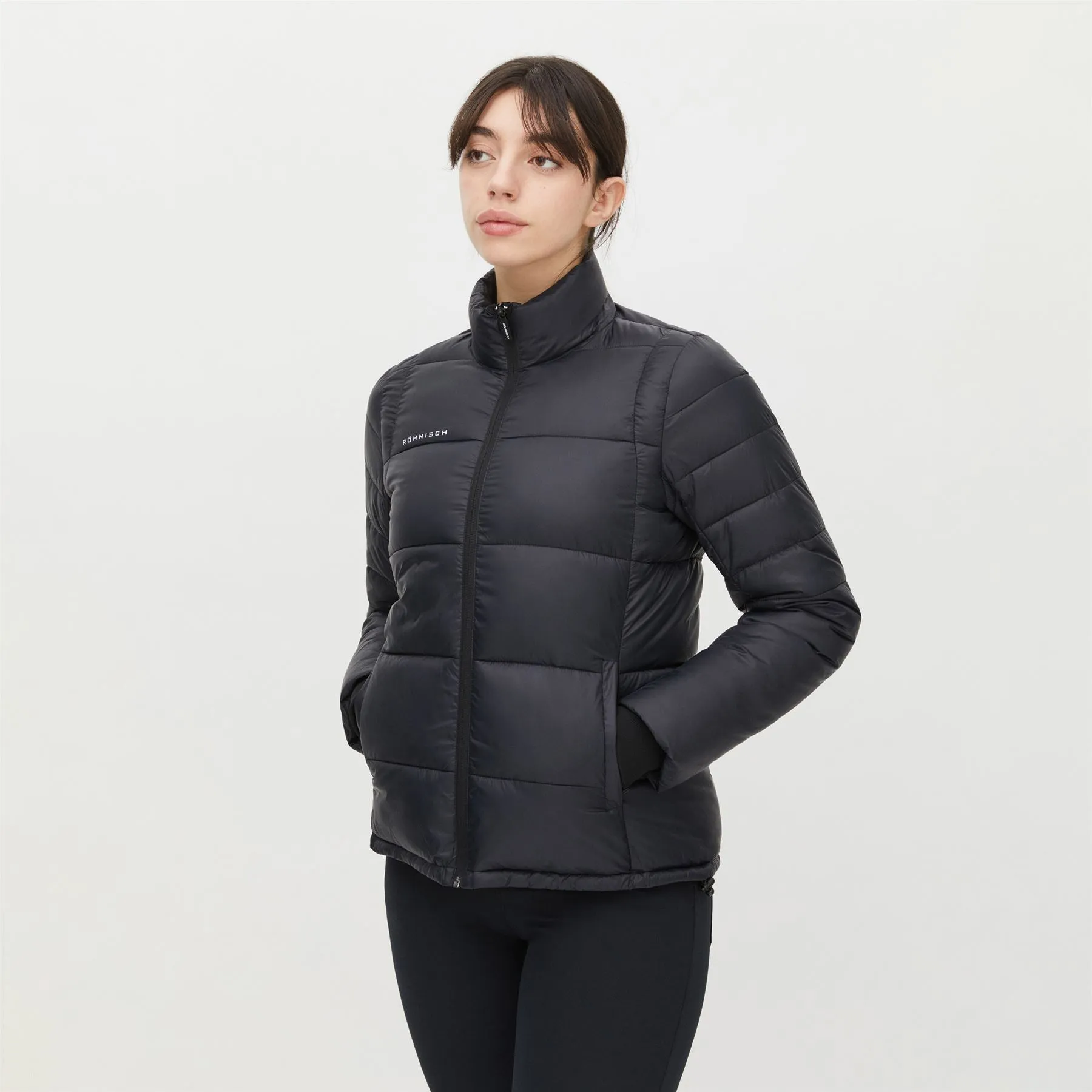 Womens Avalon Regular Fit Down Jacket Black - AW23